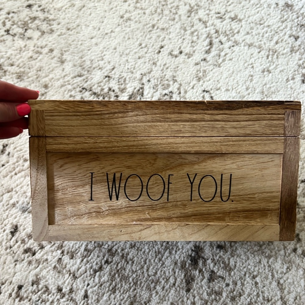 Rae Dunn Dog Toy Storage Box